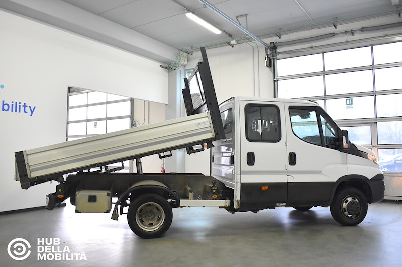 IVECO 50C15 D 6+1Quad-Tor RG Dop.Cabina Cassone Ribalt.